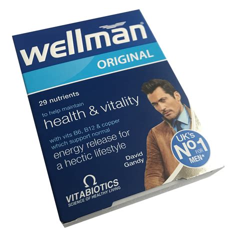 Wellmans. Oct 2, 2011 · Frequently bought together. This item: Vitabiotics Wellman 30 tablets. $1005 ($0.34/Count) +. Wellwoman Vitabiotics Advanced Vitamin & Mineral Formula with Evening Primrose & Starflower Oils 30 Capsules. $1729 ($0.58/Count) +. Vitabiotics Wellwoman Plus Tablets 56 Capsules. 
