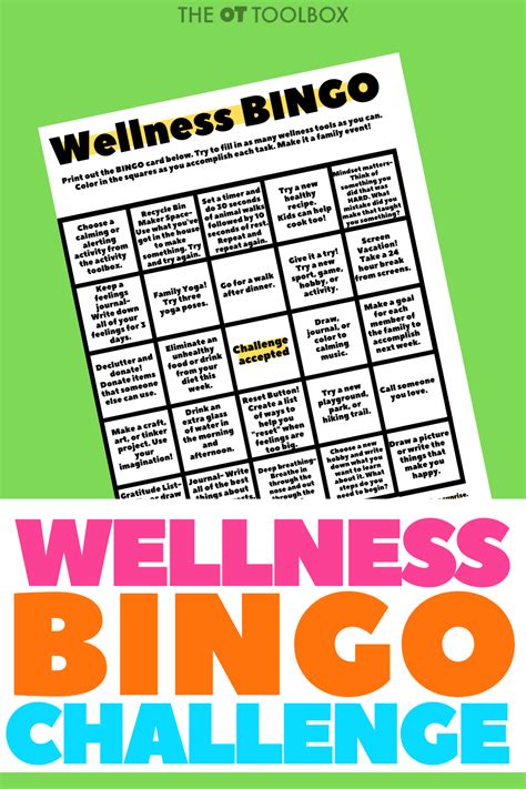 Wellness Bingo- Do-Able Wellness Games and Activities ... - The …