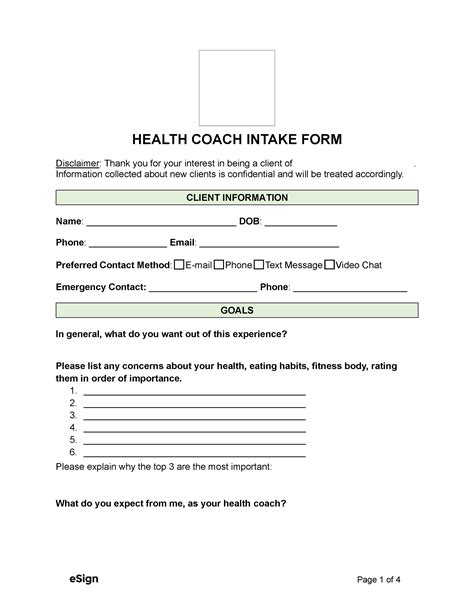 Wellness Intake Form