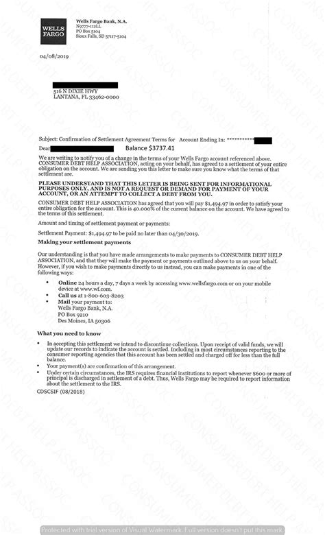 Wells Fargo Mortgage Settlement Documents
