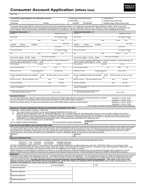 Wells fargo application. To apply for a credit card issued by Wells Fargo Bank, N.A., you will need your Social Security Number or Individual Taxpayer Identification Number, income information, and an email address. Once approved, you'll receive your card in about 7 to 10 business days, and it will be automatically added to your Wells Fargo … 