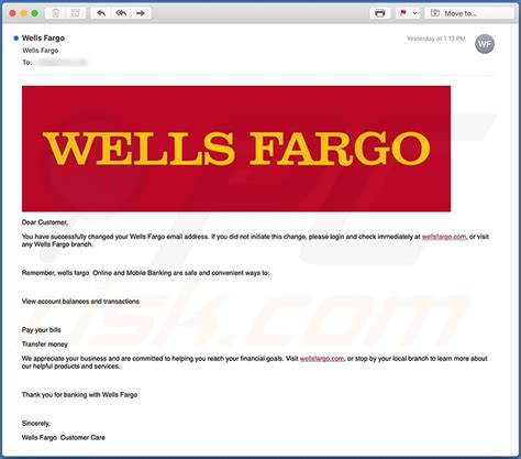 You can report phishing email to Wells Fargo in two ways, depending on circumstances: If you responded to the suspicious email, provided them with your account info, or clicked any link or attachment included, you should call Wells Fargo at 1-866-867-5568 as soon as possible. They will tell you how to proceed. . 