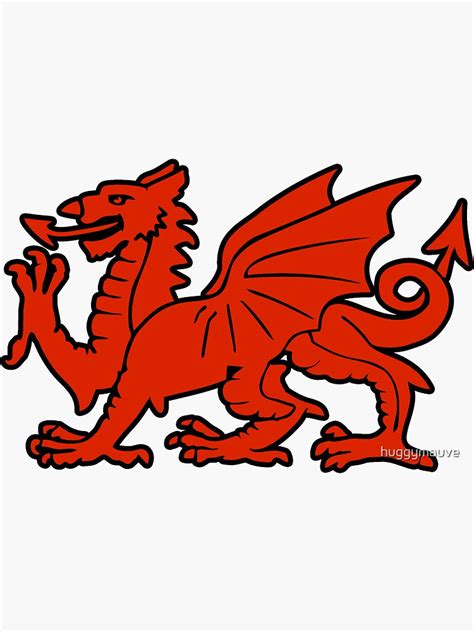 Welsh Dragon Stickers for Sale Redbubble