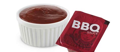 Wendy's bbq sauce. The following information is for one brand of barbecue sauce. This nutrition information for two tablespoons (37g) of barbecue sauce is provided by the USDA. Calories: 70. Fat: 0g. Sodium: 300mg. Carbohydrates: 17g. Fiber: 0g. Sugars: 15g. 