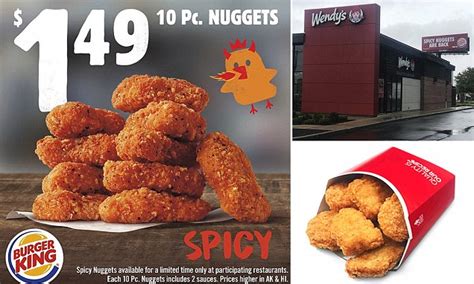 Wendy's chicken nuggets 50 piece. The Nuggs Party Pack includes approximately 50 nuggets -- regular or spicy -- and costs around $15, depending on the location. Wendy’s says that nuggets were … 