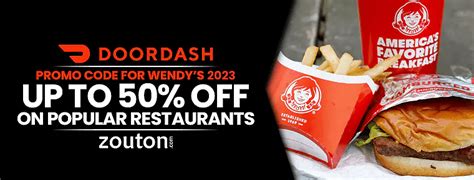 DoorDash Promo Code For Wendy’s | October 2023: Discount Of 15% On Popular Restaurants Posted in Food Food Delivery Covid19 Free Delivery New Users If you are craving burgers, Slurpees, and crispy sides? Use the DoorDash promo codes & deals for Wendy's and enjoy maximum savings on your orders. Enjoy good food without burning a hole in your pocket!. 