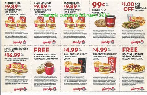 Wendys Coupons & Deals