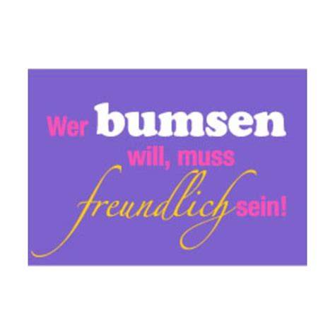 Wer Will Bumsen