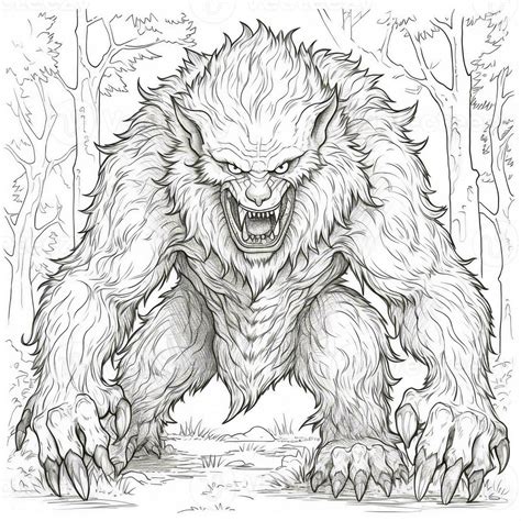 Werewolf Coloring Pages - Best Coloring Pages For Kids