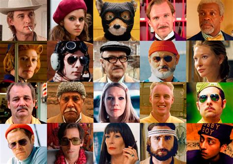 Wes Anderson Actors Chart