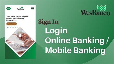 Wesbanco banking online. ... online and mobile banking options; a full suite of commercial banking products and services; and trust, wealth management, securities brokerage, and private ... 