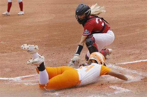 West’s 3-run homer, Rogers’ pitching help Tennessee top Alabama 10-5 in WCWS opener