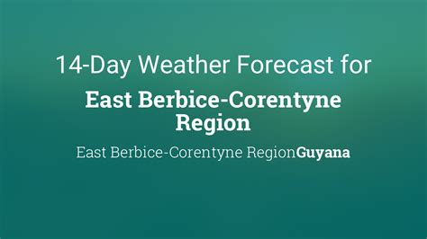 West Bank Berbice, Guyana Weather Conditions Weather …