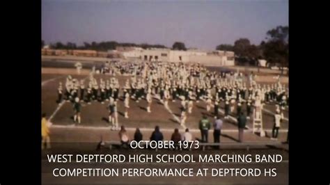 West Deptford HS Marching Band - October 1973 - YouTube