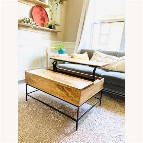 West Elm Industrial Storage Pop-up Coffee Table - Facebook