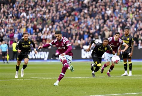 West Ham out of EPL bottom 3 after 1-1 draw with Aston Villa