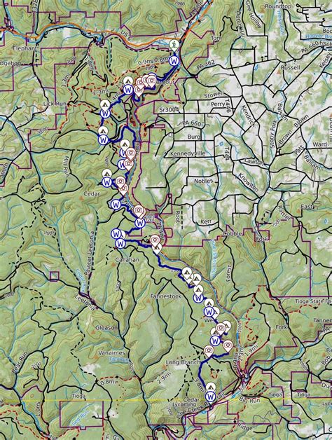 West Rim Trail Pennsylvania - Bing Maps