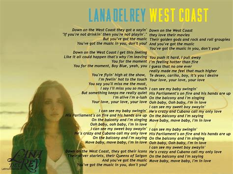 West coast lyrics. Things To Know About West coast lyrics. 