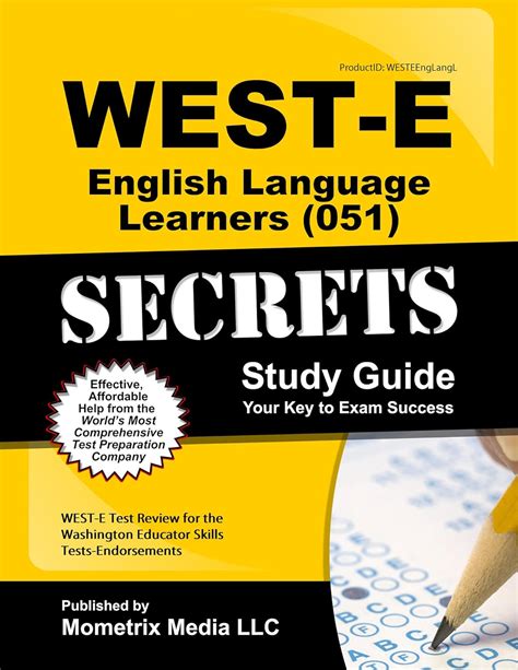 West e english language learners 051 secrets study guide west e test review for the washington educator skills. - The handbook of social studies in health and medicine.