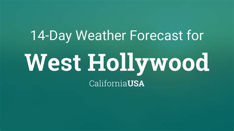 West hollywood, CA Weather - The Weather Channel