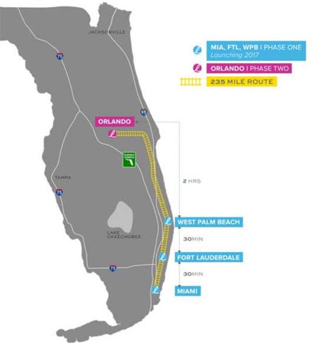 West palm beach to orlando. Travel between south Florida stations maxes out at 79 mph while part of the distance from West Palm Beach to Orlando will reach speeds of 130 mph. The new 37,350-square-foot Brightline Orlando Station is located within a two-story glass atrium complex at Orlando International Airport, next to Terminal C. Travelers do not need to be flying in or ... 