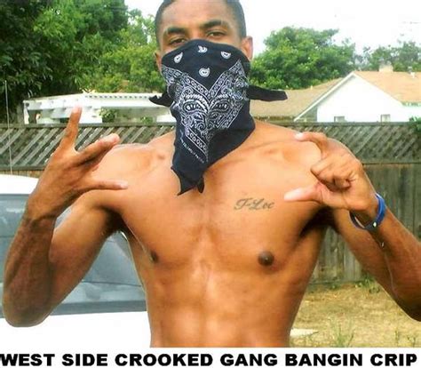 West side crips sign. The Crips gang was created on the West Side aka the West Coast aka California, in Los Angeles. ... You bend your fingers (thumb &amp; index) into a C sign. And wear a blue bandanna on the left ... 