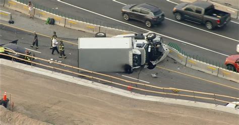 Westbound I-70 closed west of Golden after multi-vehicle crash with semitrailers leaking fuel
