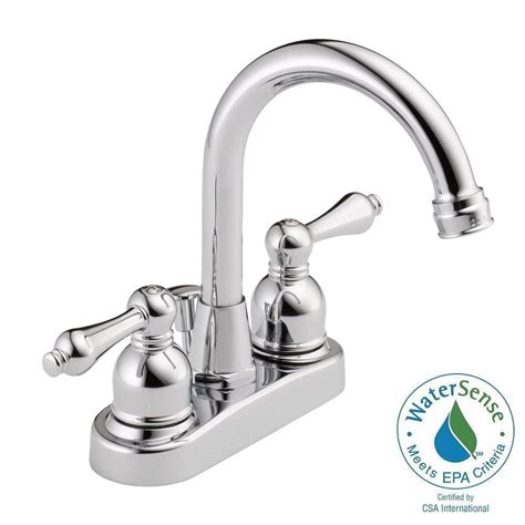 The faucet features a high-arc spout for an attractive appearance. . Westbrass