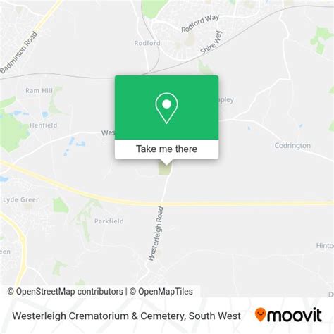 Westerleigh crematorium map .  ...