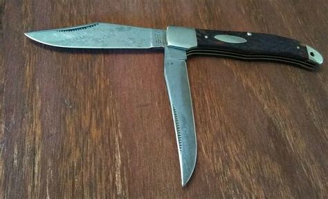 Western 062 folding knife.  Made in Boulder Colo. 95 + $5.  Dimensions: 5-1 ...