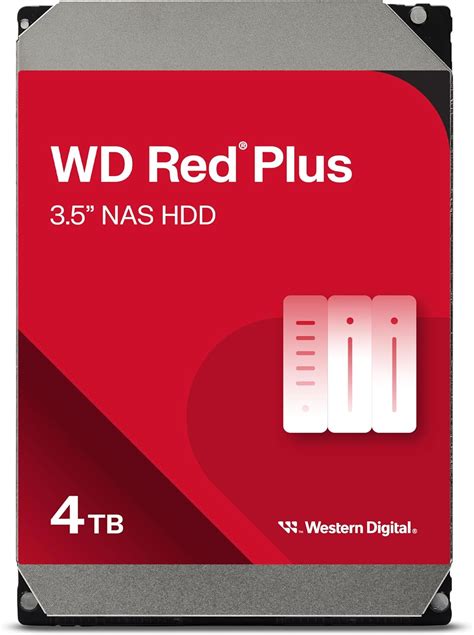 Western Digital WD40EFZX WD Red Plus 4TB SATA 6Gb/s 3.5" HDD