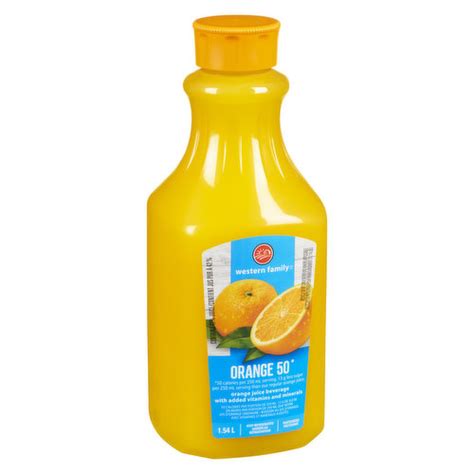 Western Family - Juice - Orange 50 Vitamin Enhanced - Save-On …