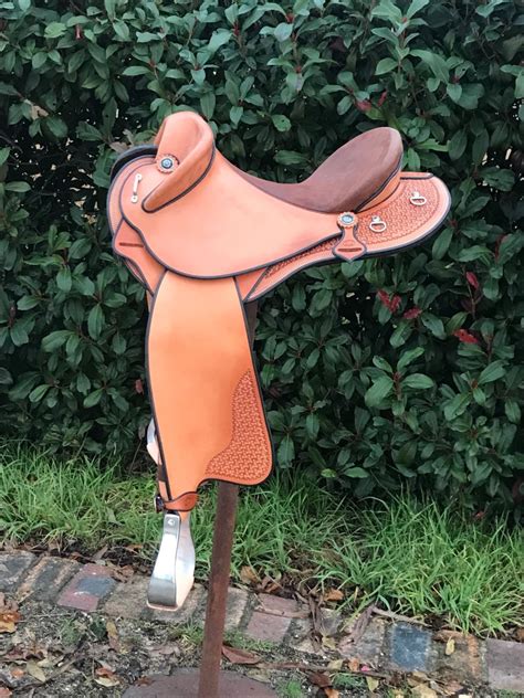 Western Leather Saddle — Challenger