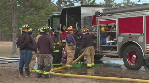 Western Maine fire departments train together