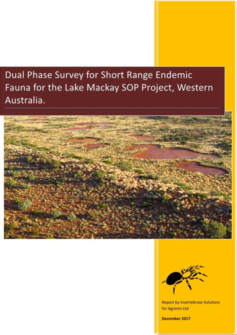 Western Range Two-Phase Fauna Survey