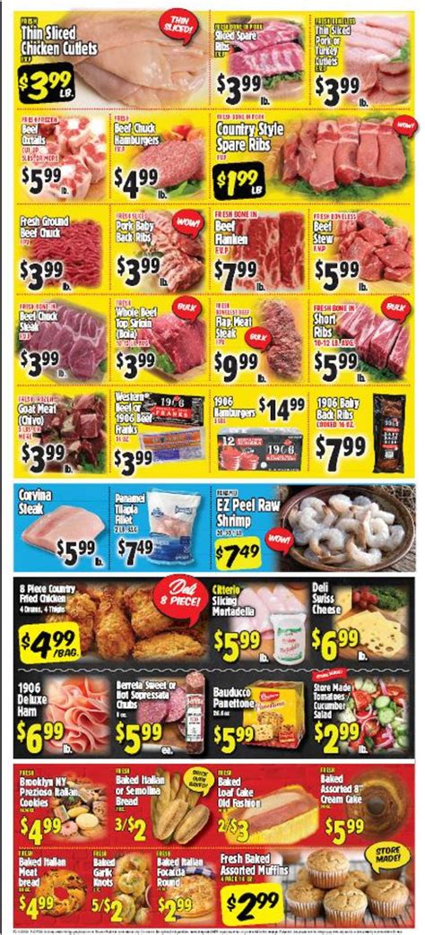 Western Beef Weekly Ad April 27 – May 3, 2023. Cinco de Mayo Savings! Check out this week Western Beef online circular special deals and offers, valid 04/27/2023 – 05/03/2023: -$3.99/lb Fresh Whole Pork Baby Back Ribs; $2.49/lb Fresh Boneless Breast Chicken cutlets; -$2.99/lb Fresh Bone-in Center cut Pork Chops; $7.99 …