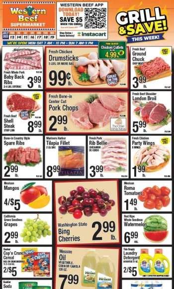 Western beef hours. Hours. Mon-Sat, 7am-10pm; Sun, 7am-9pm. ... Western Beef offers steep savings on large-quantity purchases, including sides of beef, vats of cranberry juice, and cases of paper goods. What the ... 