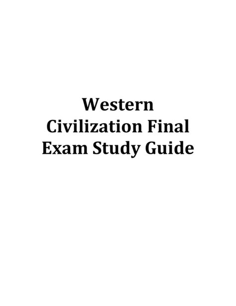 Western civilization 2 final exam study guide. - Advanced microeconomic theory jehle reny solution manual download.