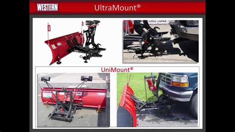 Western unimount plow.  The western mounting brackets are specific to O...