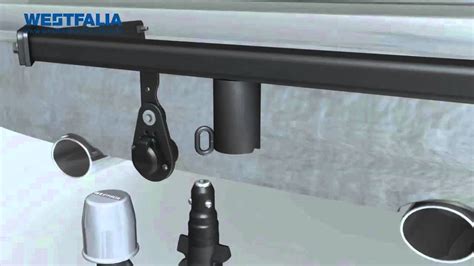 Westfalia Vertical Detachable Towbar - YouTube