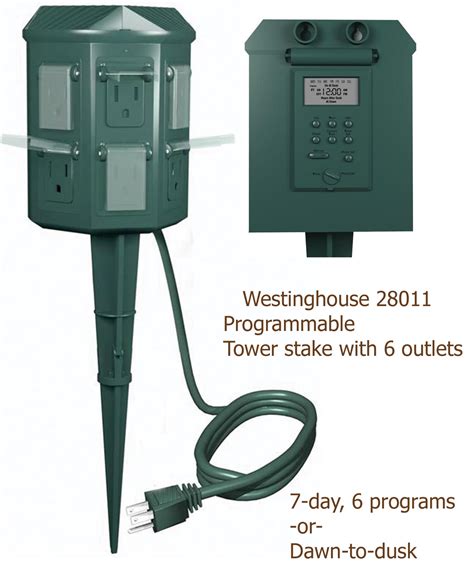 Westinghouse outdoor timer manual. Step 1 Plug in your timer into an electrical socket for at least one hour to charge its internal battery. When the LCD display appears, the timer is ready for programming. Plug the power cords of up to three different lights into the timer's three sockets to control them with the same settings. Video of the Day Step 2 