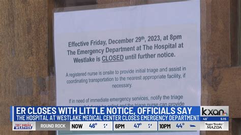 Westlake hospital closes ER with little notice, emergency leaders say