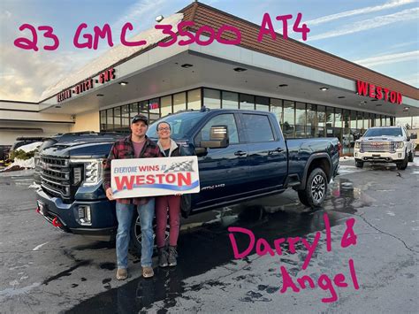 Weston gmc. OPEN NOW. Today: 8:30 am - 8:00 pm. 48. YEARS. IN BUSINESS. (503) 376-6126 Visit Website Map & Directions 22555 SE Stark StGresham, OR 97030 Write a Review. 
