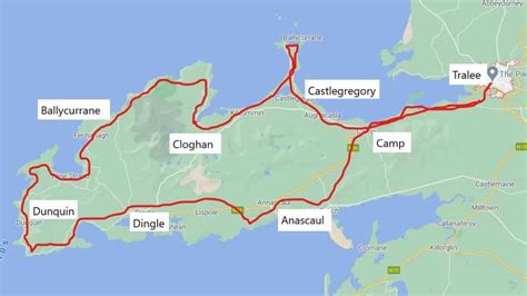 Westport to Dingle - 2 ways to travel via train, bus, and car