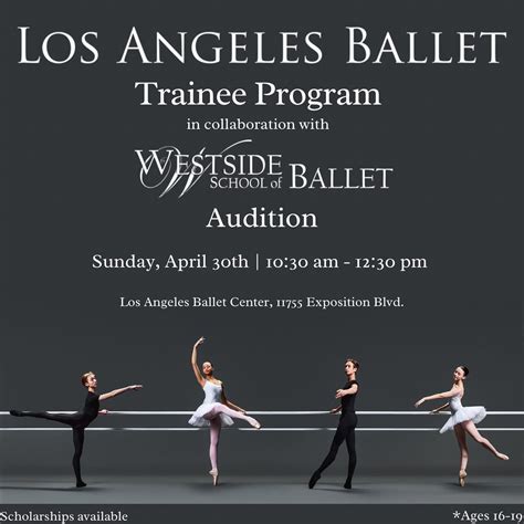 Westside ballet prices.  Click here to sign up for classes via MindBody.  Excep...