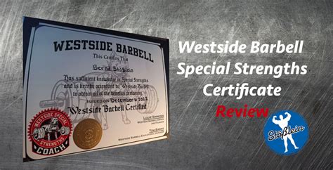 Westside barbell certified coaches.  Certification is earned through the full p...
