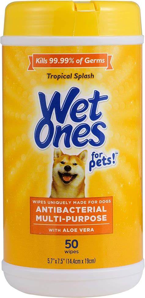 Wet Ones for Pets Multi-Purpose Dog Wipes with Aloe …