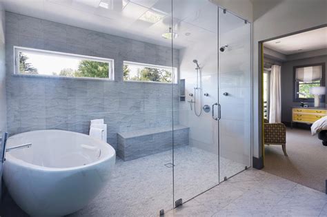 Wet bathroom. A wet room design can also work alongside a bath, as Sally Cutchie of BC Designs explains. 'Choosing to have a wet room can actually be hugely beneficial when wanting a bath to sit in the same ... 