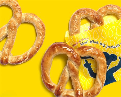 Wetzels pretzel. CHEESY DOG BITES. It’s the bite-sized version of our classic Cheese Dog. Fresh baked pretzel wrapped around an all-beef hot dog. Get your hands on this happiness. 
