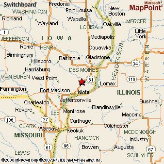 Wever, IA Map & Directions - MapQuest